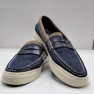 Cole Haan Grand Os Pinch Shoes Mens 8 M Blue Maine Penny Loafers Unused